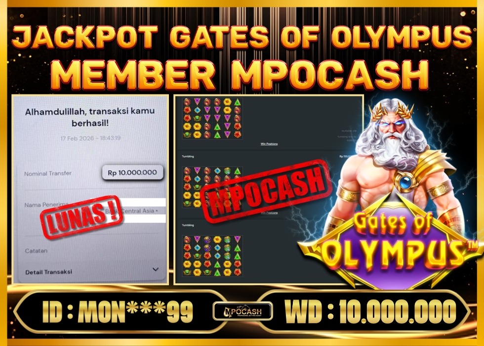 MPOCASH JACKPOT GATES OF OLYMPUS